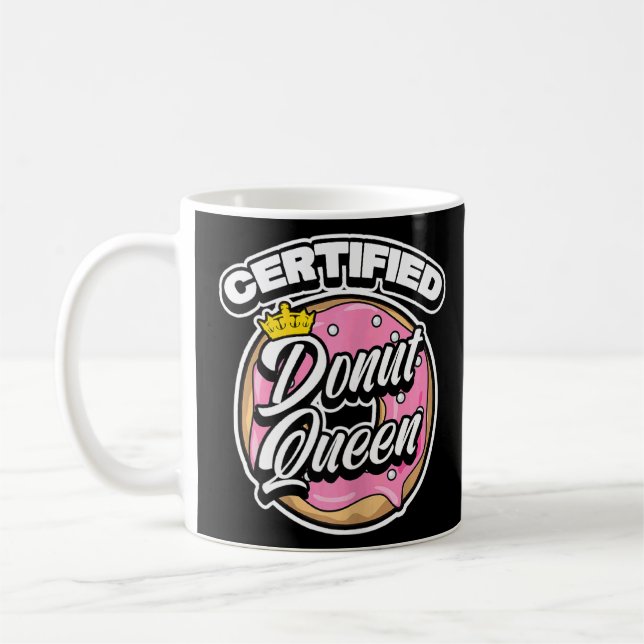 Caneca De Café Mulheres Certas Rosquinhas Certificadas Rainhas Hu (Esquerda)