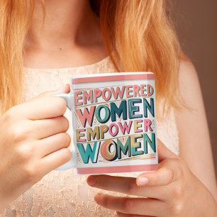 Caneca De Café Mulheres com poder empoderam mulheres mug