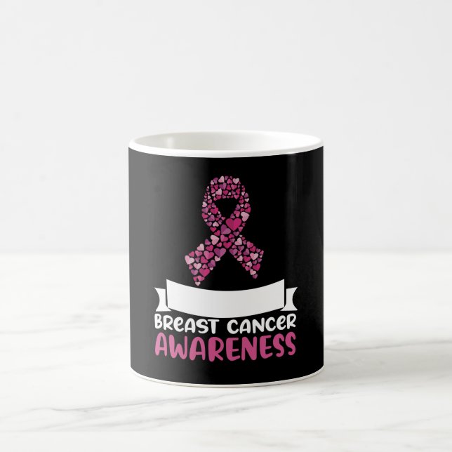 Caneca De Café Mulheres com Sensibilização para o Cancer da Fita  (Centro)