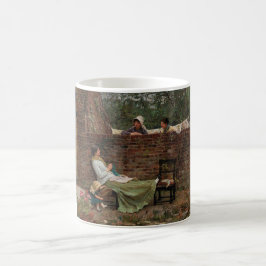 Caneca De Café Mulheres conversando sobre o Muro do Jardim (Gossi