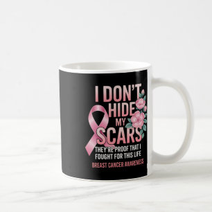 Caneca De Café Mulheres de fita rosa guerreiras de conscientizaçã
