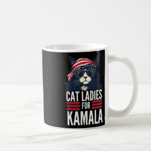Caneca De Café Mulheres De Gato Sem Filhos Para Kamala Harris 202