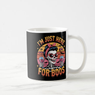 Caneca De Café Mulheres de Halloween Engraçado Estou Aqui Apenas