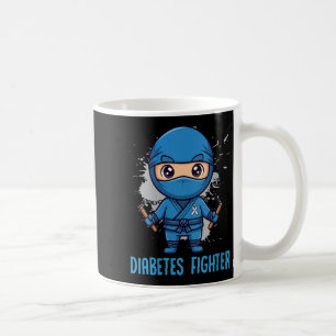 Caneca De Café Mulheres Diabetes Combatendo V-pescoço
