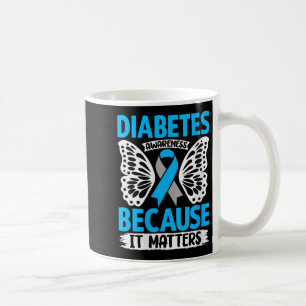 Caneca De Café Mulheres Diabetes Sensibilizam Porque É V-pescoço