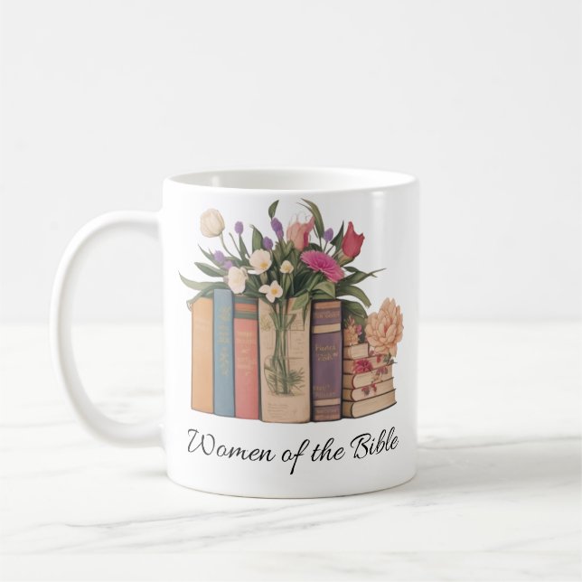 Caneca De Café Mulheres do livro de Bíblias (Esquerda)