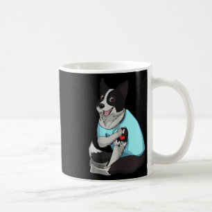 Caneca De Café Mulheres Engraçadas Borda de Cachorro Collie Ama M