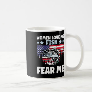 Caneca De Café Mulheres Engraçadas Me Adoram Peixe Receio Homens
