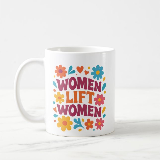 CANECA DE CAFÉ MULHERES ERGUEM MULHERES (Esquerda)