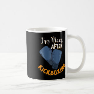 Caneca De Café Mulheres Eu Fico Mais Simpática Depois do Kickboxi