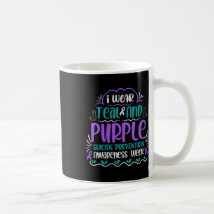 Caneca De Café Mulheres Eu Visto Prevenção Suicida De Teto E Roxo