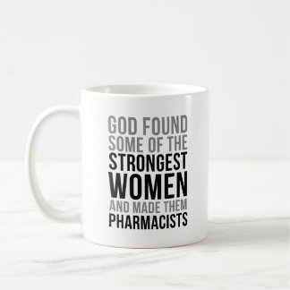 Caneca De Café Mulheres Farmacêuticas Mais Fortes