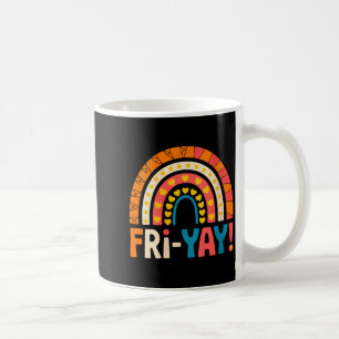 Caneca De Café Mulheres Feliz Sexta-feira Fri-yay Professora Esco