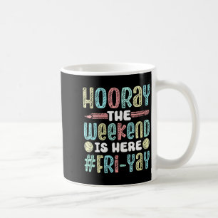 Caneca De Café Mulheres Feliz Sexta-feira Sex Yay Professora Esco