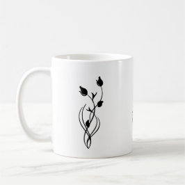 CANECA DE CAFÉ MULHERES FLORAIS