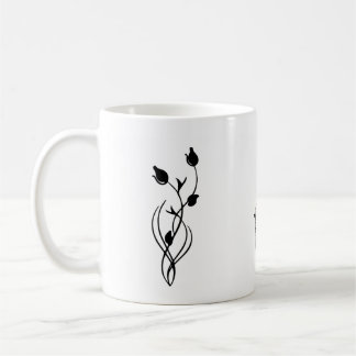 CANECA DE CAFÉ MULHERES FLORAIS