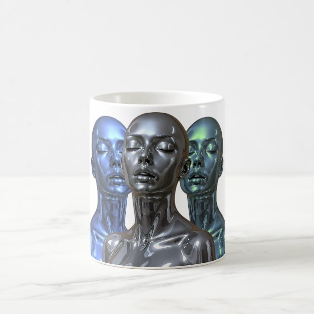 Caneca De Café Mulheres Futuras Metálicas (Centro)