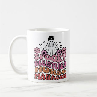 Caneca De Café Mulheres Gerentes de Enfermeira Registradas Spooky