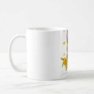 Caneca De Café Mulheres German shepherd de girassol Mãe Cão Lover