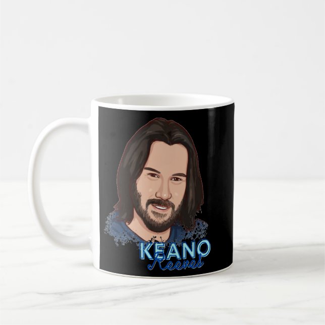 Caneca De Café Mulheres Homens Keanu Arte Recupera Presentes Lega (Esquerda)