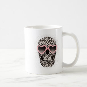 Caneca De Café Mulheres Leopard Gótica Skeleton Legal Cheetah