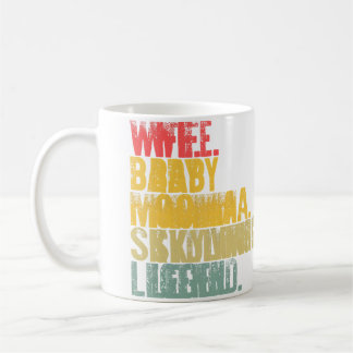 Caneca De Café Mulheres Mãe Engraçado Esposa Bebê Mamãe Esquiando