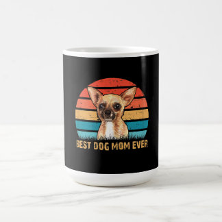 Caneca De Café Mulheres Mencionam Melhor Cachorro Mãe Ever Chihua