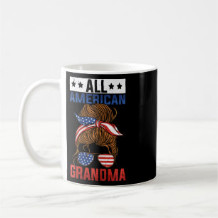 Caneca De Café Mulheres Meninas Avó Americana 4 De Julho