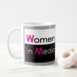 Caneca De Café Mulheres Na Mídia Cinzas Clássicas De Mug