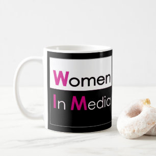 Caneca De Café Mulheres na Mídia Clássica Mug Black
