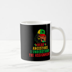 Caneca De Café Mulheres Negras Afro Melanin Queen Juneteten Queri