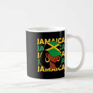 Caneca De Café Mulheres Orgulhosas Patrióticas Jamaicanas Afro Mu