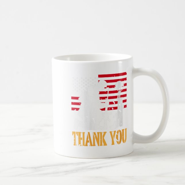 Caneca De Café Mulheres Patriótico Soldado Kneeling Battlefield C (Direita)