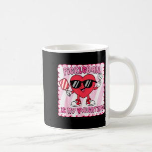 Caneca De Café Mulheres pickleball coração pickleball fofo é