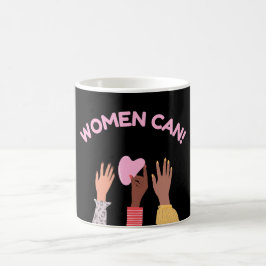 Caneca De Café Mulheres Podem Feminista