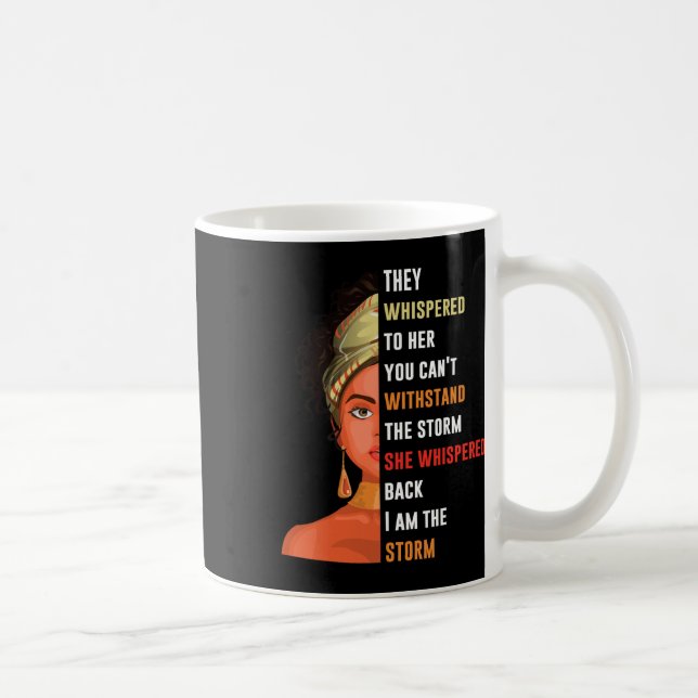 Caneca De Café Mulheres Que Sou Tempestade Que Assaltaram Para El (Direita)