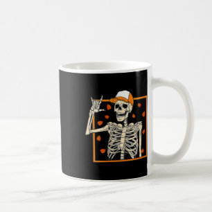 Caneca De Café Mulheres Rock &amp; Roll Esqueleto Rock On Estrela