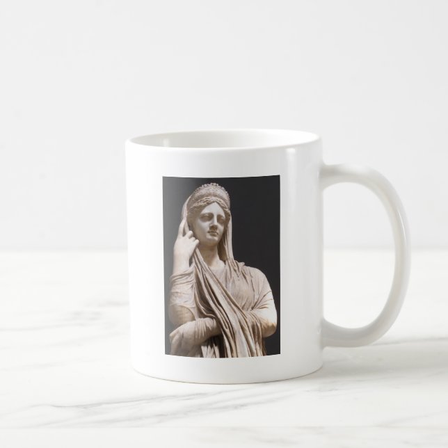Caneca De Café Mulheres romanas imperiais - estátua (Direita)
