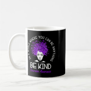 Caneca De Café Mulheres Sejam Gentis Roxo Conscientização sobre O