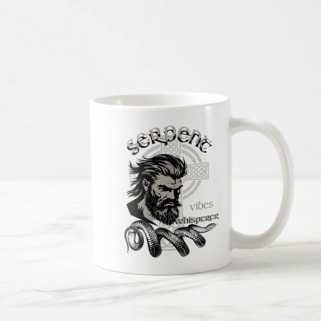 Caneca De Café Mulheres Serpentes Víblias Sussuras Barba Mística  (Direita)