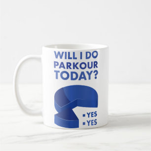 Caneca De Café Mulheres Traceur Vou Fazer Parkour Hoje