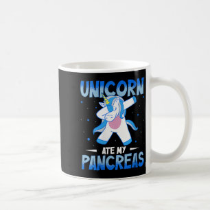 Caneca De Café Mulheres Unicorn Ate My Pancreas V-neck