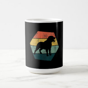 Caneca De Café Mulheres Vintage Hexagon Rottweiler Gift Rottweile