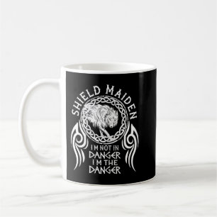 Caneca De Café Mulheres vitimando fenrir shieldmaiden Lagertha