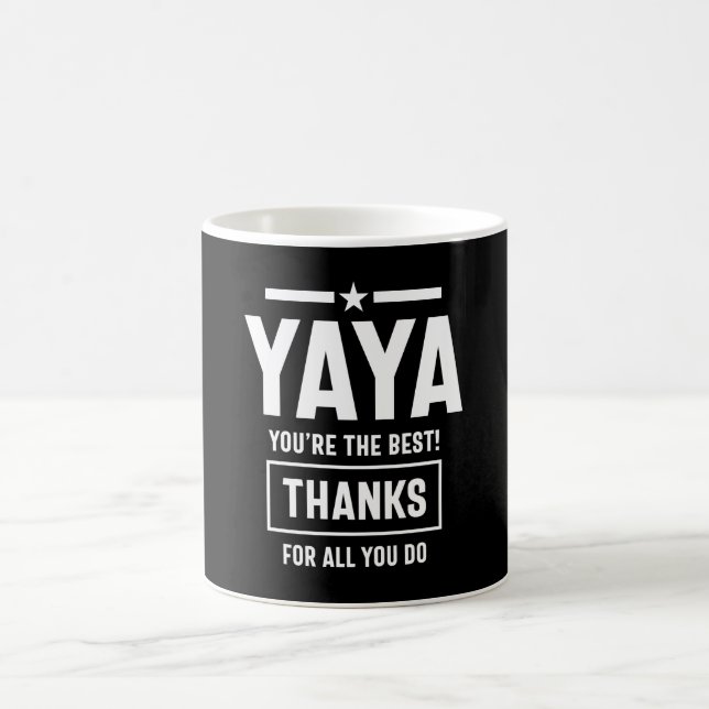 Caneca De Café Mulheres Yaya Você é o melhor presente Yia-Yia (Centro)