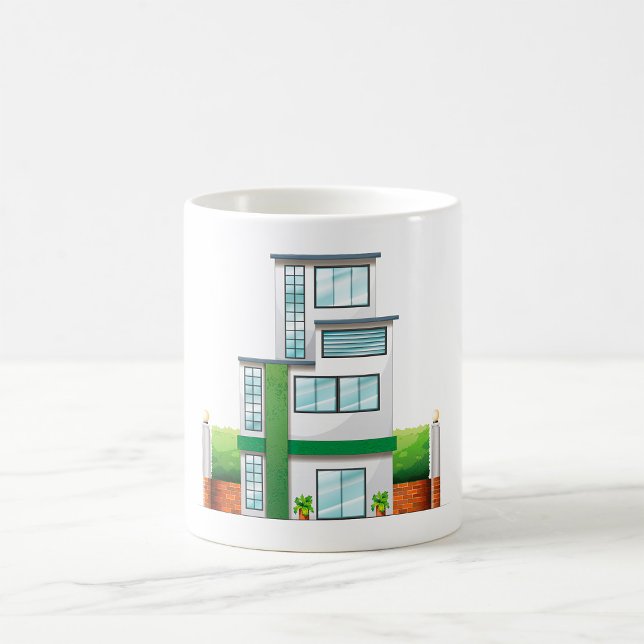 Caneca De Café Multistorey House (Criador carregado)