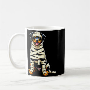 Caneca De Café Múmia Fofa Rottweiler Amante de Cachorro Engraçado
