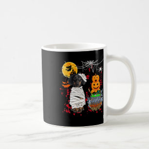 Caneca De Café Mummy Dachshund Dog Halloween Cão Assustador Pumpk