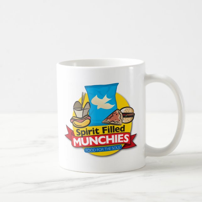 Caneca De Café Munchies enchido espírito (Direita)
