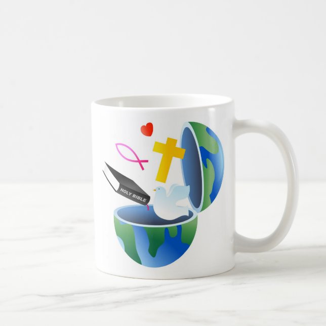 Caneca De Café Mundo cristão (Direita)